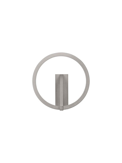 Nova Luce LED Wandleuchte Tilia 10W CCT warm-/neutralweiss 2700/3000/4000K Nickel matt Aluminium Ø22cm 9088135