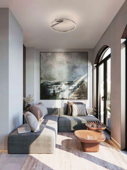 Nova Luce LED Deckenleuchte Tilia dimmbar 38W CCT warm-/neutralweiss 2700/3000/4000K Nickel matt Aluminium Ø60cm 9088137