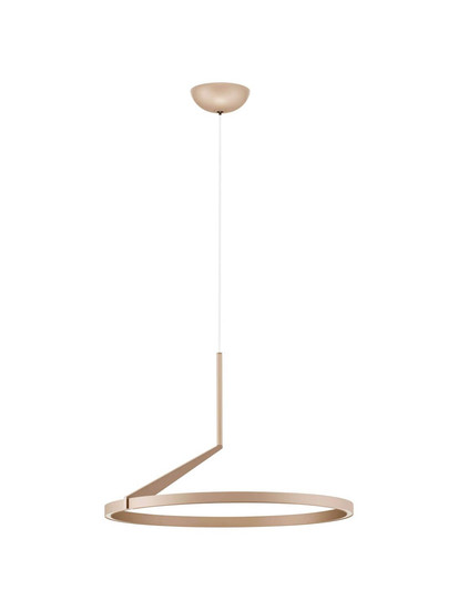 Nova Luce LED Pendelleuchte Tilia dimmbar 31W CCT warm-/neutralweiss 2700/3000/4000K Champagnergold Aluminium Ø60cm 9088138