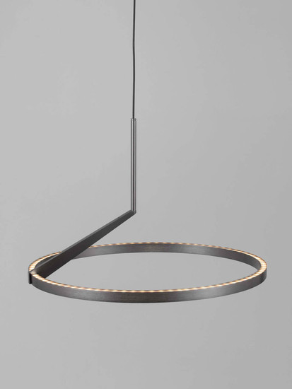 Nova Luce LED Pendelleuchte Tilia dimmbar 31W CCT warm-/neutralweiss 2700/3000/4000K Nickel matt Aluminium Ø60cm 9088139