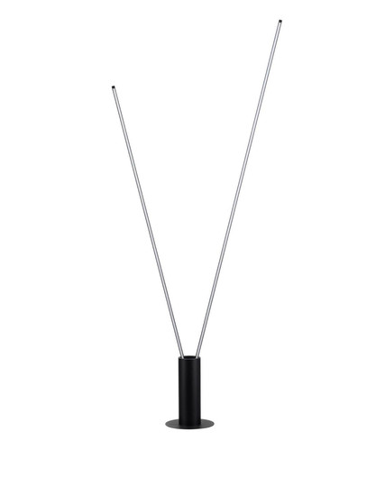 Nova Luce LED Stehleuchte Kimolia 49W warmweiss 3000K Schwarz Aluminium 181cm 9088145