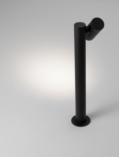 Nova Luce LED Wegeleuchte Pec schwenkbar 8W warmweiss 3000K IP65 salzwasserfest Schwarz Aluminium 70cm 9136420