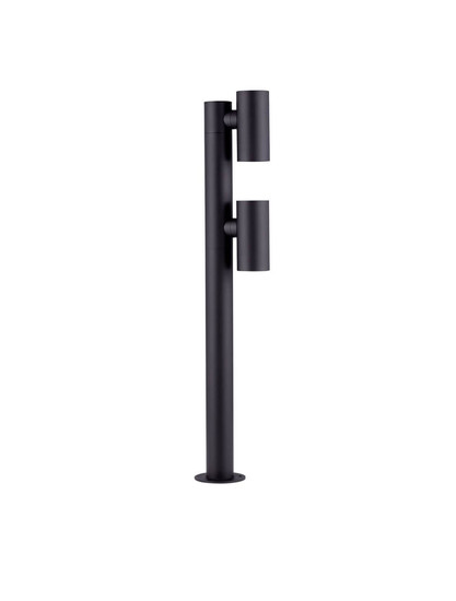 Nova Luce LED Wegeleuchte Pec schwenkbar 13W warmweiss 3000K IP65 salzwasserfest Schwarz Aluminium 90cm 9136421