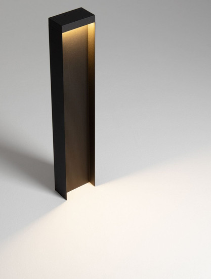 Nova Luce LED Wegeleuchte Alley 8W warmweiss 3000K IP65 salzwasserfest Anthrazit Aluminium 70cm 9136424
