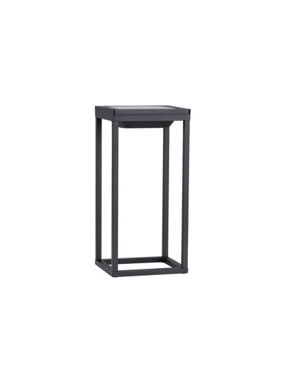 Nova Luce LED Akku-Stehleuchte Tegolo dimmbar 2W warmweiss 3000K USB IP54 Anthrazit Aluminium 39cm 9136431