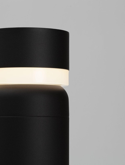 Nova Luce LED Wegeleuchte Airy 8W warmweiss 3000K IP65 salzwasserfest Schwarz Aluminium 65cm 9136445