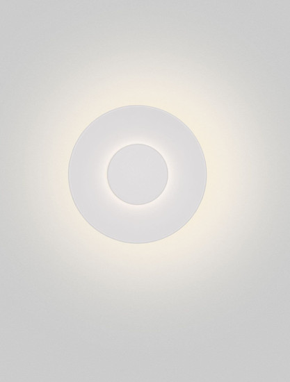 Nova Luce LED Außen-Wandleuchte Cico 12W warmweiss 3000K IP65 salzwasserfest Weiß Aluminium Ø24cm 9136447