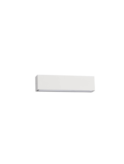 Nova Luce LED Außen-Wandleuchte Allure 22W warmweiss 3000K IP65 salzwasserfest Weiß Aluminium 26x6,5cm 9136457