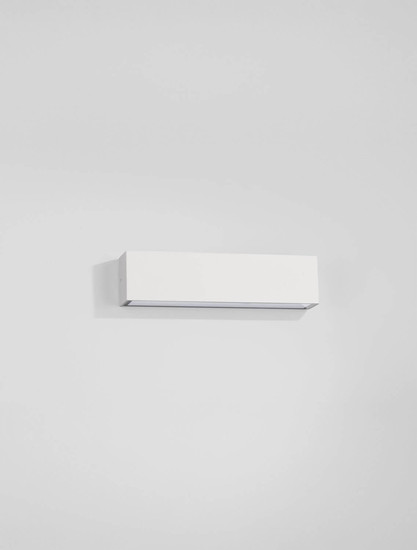 Nova Luce LED Außen-Wandleuchte Allure 22W warmweiss 3000K IP65 salzwasserfest Weiß Aluminium 26x6,5cm 9136457