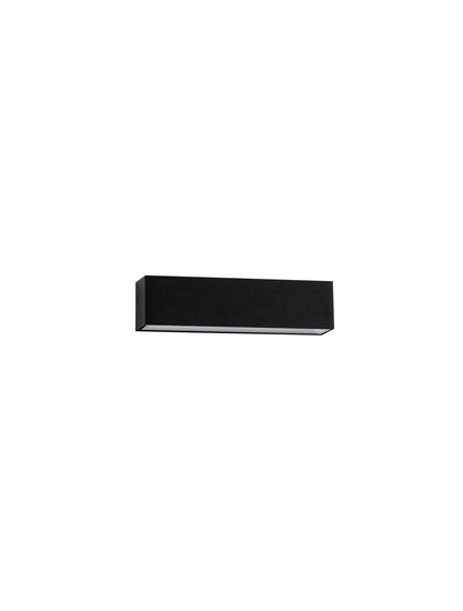 Nova Luce LED Außen-Wandleuchte Allure 8W warmweiss 3000K IP65 salzwasserfest Schwarz Aluminium 22x6cm 9136458