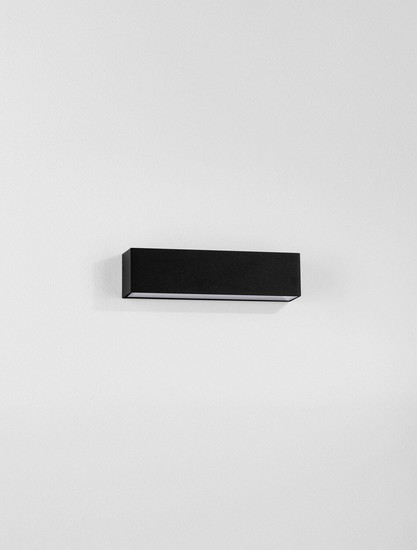 Nova Luce LED Außen-Wandleuchte Allure 8W warmweiss 3000K IP65 salzwasserfest Schwarz Aluminium 22x6cm 9136458
