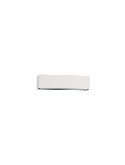 Nova Luce LED Außen-Wandleuchte Allure 8W warmweiss 3000K IP65 salzwasserfest Weiß Aluminium 22x6cm 9136459