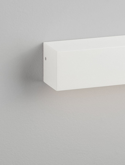 Nova Luce LED Außen-Wandleuchte Allure 8W warmweiss 3000K IP65 salzwasserfest Weiß Aluminium 22x6cm 9136459