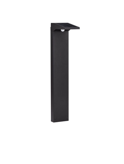 Nova Luce LED Solar-Wegeleuchte Tek 1W warmweiss 3000K Bewegungsmelder IP54 Schwarz Aluminium 65cm 9136461