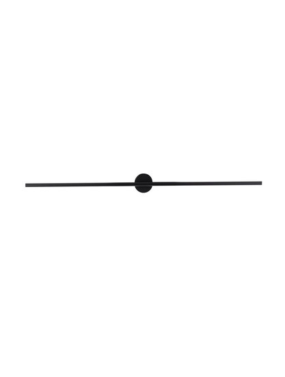 Nova Luce LED Wandleuchte Cretel 15W warmweiss 3000K IP44 Schwarz Aluminium 90x8cm 9172871