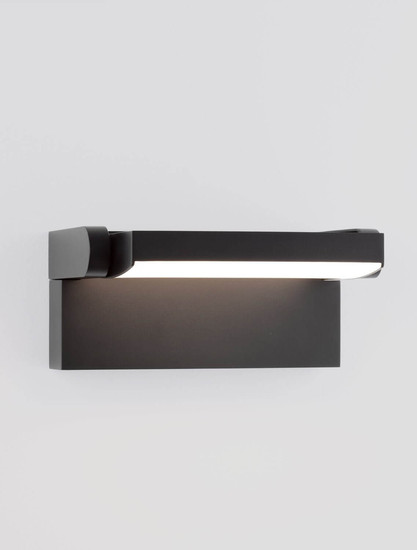 Nova Luce LED Außen-Wandleuchte Sally schwenkbar 20W warmweiss 3000K IP54 salzwasserfest Schwarz Aluminium 21x16,5cm 9176105