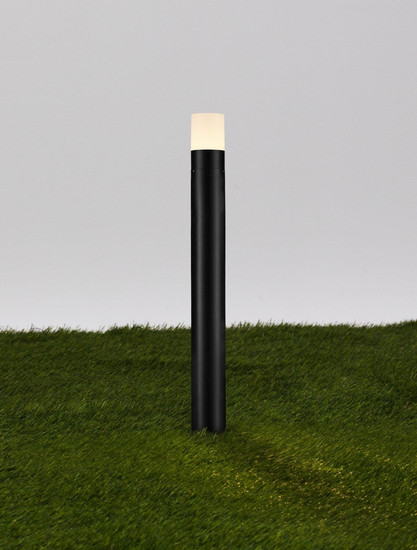 Nova Luce LED Wegeleuchte Paul 10W warmweiss 3000K IP65 salzwasserfest Schwarz Aluminium 80cm 9176110