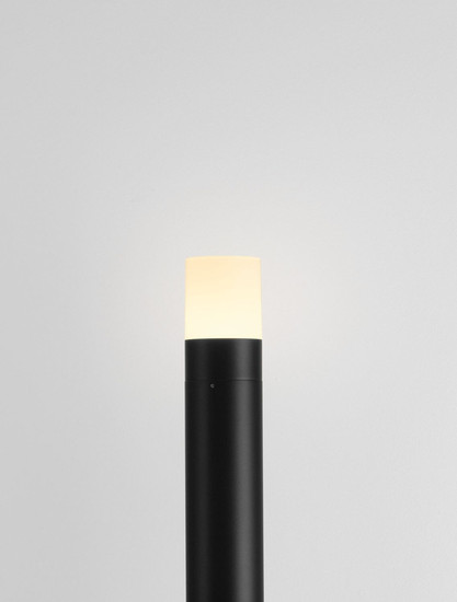 Nova Luce LED Wegeleuchte Paul 10W warmweiss 3000K IP65 salzwasserfest Schwarz Aluminium 80cm 9176110