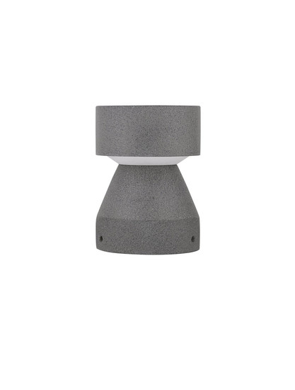 Nova Luce LED Sockelleuchte Lua 12W warmweiss 3000K IP65 salzwasserfest Schwarz Beton 22cm 9186184