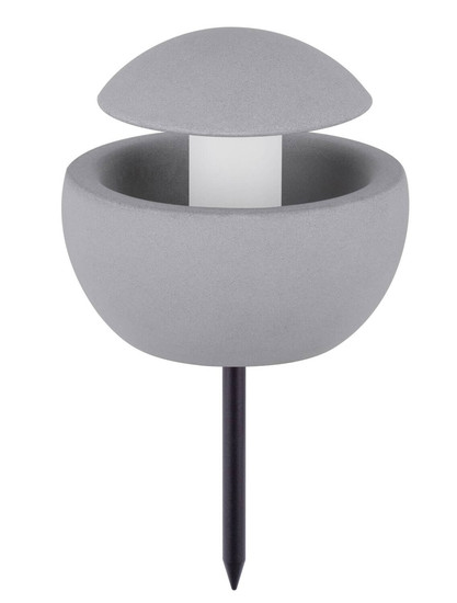 Nova Luce Bodeneinbauleuchte Minor G9 IP65 salzwasserfest Grau Beton Ø15cm 9186704