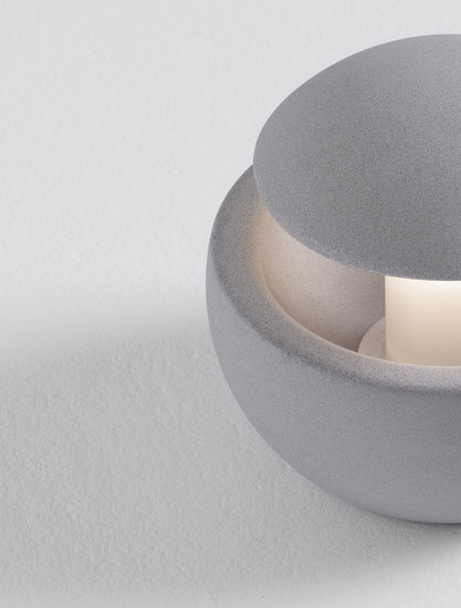 Nova Luce Bodeneinbauleuchte Minor G9 IP65 salzwasserfest Grau Beton Ø15cm 9186704
