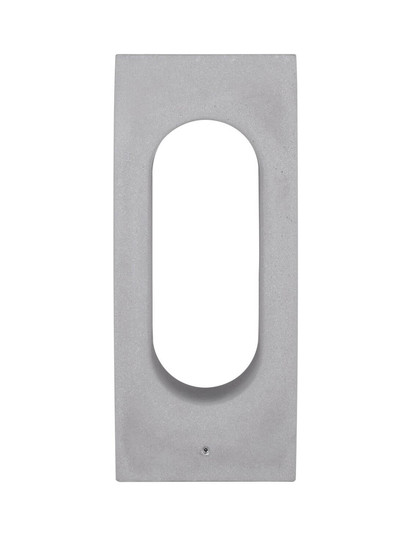 Nova Luce LED Sockelleuchte Stage 6W warmweiss 3000K IP65 salzwasserfest Grau Beton 35cm 9186707