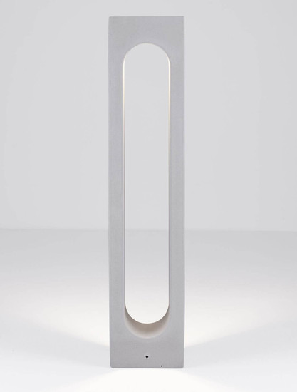 Nova Luce LED Wegeleuchte Stage 6W warmweiss 3000K IP65 salzwasserfest Grau Beton 70cm 9186708
