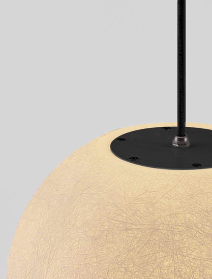 Nova Luce Außen-Pendelleuchte Moon E14 IP65 salzwasserfest Weiß Ø30cm 9186714