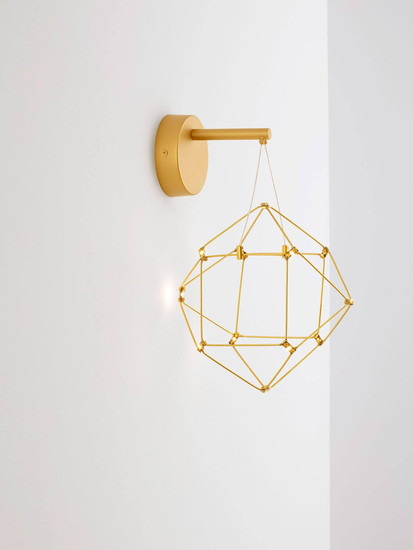 Nova Luce LED Pendelleuchte Nebula 6W warmweiss 3000K Gold Aluminium Kupfer 23x17cm 9186903