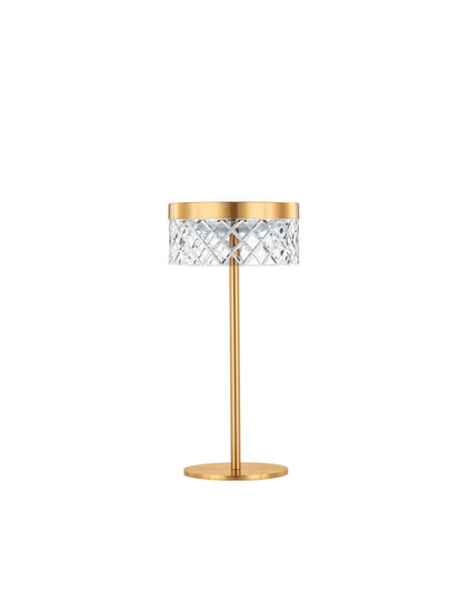 Nova Luce LED Tischleuchte Bion 6W warmweiss 3000K Messinggold Metall Ø15cm 9186947