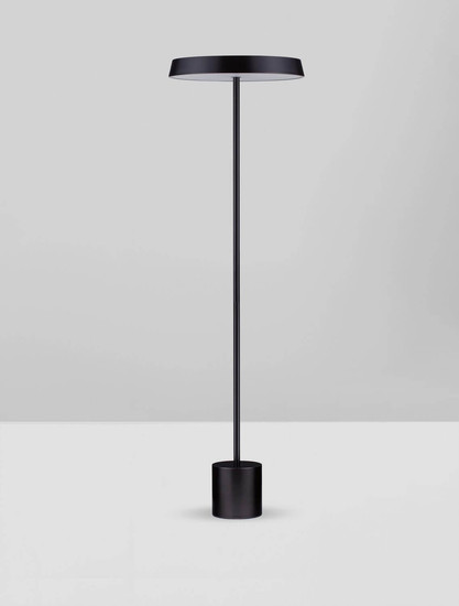 Nova Luce LED Stehleuchte Vetro 33W warmweiss 3000K Schwarz Aluminium 136cm 9223419