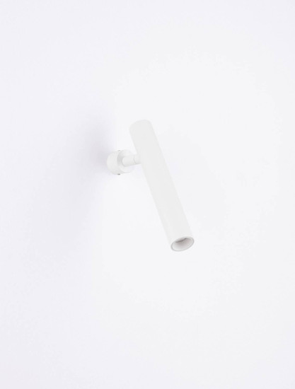 Nova Luce LED Wandleuchte Arlo schwenkbar 6W warmweiss 3000K Weiß Aluminium Ø3cm 9232133