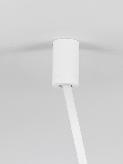 Nova Luce LED Deckenleuchte Stilvi schwenkbar 4W warmweiss 3000K Weiß Aluminium Ø5x50cm 9232140