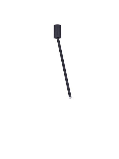 Nova Luce LED Deckenleuchte Stilvi schwenkbar 4W warmweiss 3000K Schwarz Aluminium Ø5x50cm 9232141