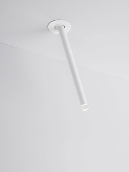 Nova Luce LED Deckenleuchte Stilvi schwenkbar 4W warmweiss 3000K Weiß Aluminium Ø5x24cm 9232144