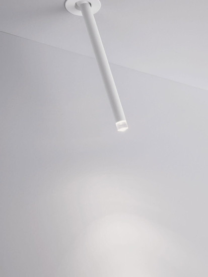 Nova Luce LED Deckenleuchte Stilvi schwenkbar 4W warmweiss 3000K Weiß Aluminium Ø5x24cm 9232144
