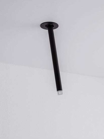 Nova Luce LED Deckenleuchte Stilvi schwenkbar 4W warmweiss 3000K Schwarz Aluminium Ø5x24cm 9232145