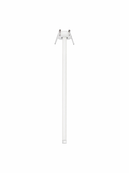 Nova Luce LED Deckenleuchte Stilvi schwenkbar 4W warmweiss 3000K Weiß Aluminium Ø5x44cm 9232146