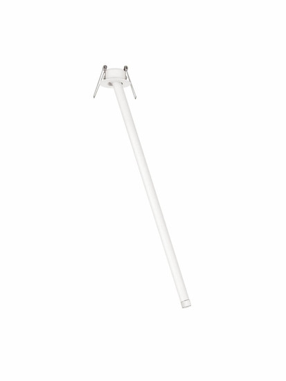 Nova Luce LED Deckenleuchte Stilvi schwenkbar 4W warmweiss 3000K Weiß Aluminium Ø5x44cm 9232146