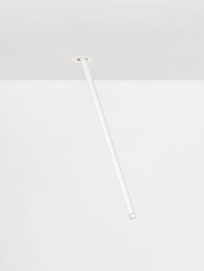 Nova Luce LED Deckenleuchte Stilvi schwenkbar 4W warmweiss 3000K Weiß Aluminium Ø5x44cm 9232146