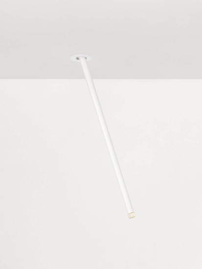 Nova Luce LED Deckenleuchte Stilvi schwenkbar 4W warmweiss 3000K Weiß Aluminium Ø5x44cm 9232146