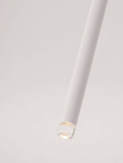 Nova Luce LED Deckenleuchte Stilvi schwenkbar 4W warmweiss 3000K Weiß Aluminium Ø5x44cm 9232146