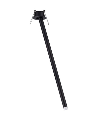 Nova Luce LED Deckenleuchte Stilvi schwenkbar 4W warmweiss 3000K Schwarz Aluminium Ø5x44cm 9232147