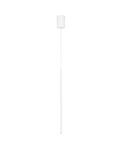 Nova Luce LED Pendelleuchte Stilvi 4W warmweiss 3000K Weiß Aluminium Ø8cm 9232150