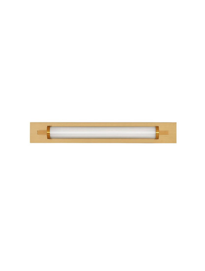 Nova Luce LED Wandleuchte Fasko 13W warmweiss 3000K IP44 Messinggold Glas Metall 60x9,5cm 9236302