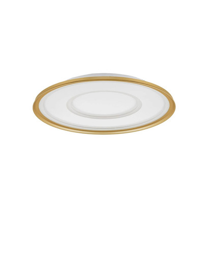 Nova Luce LED Deckenleuchte Figin dimmbar 49W CCT warm-/neutralweiss 2700-5000K Gold Stahl Aluminium Ø60cm 9248178