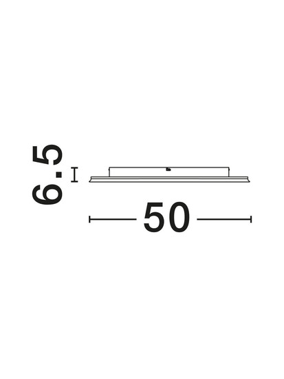 Nova Luce LED Deckenleuchte Figin dimmbar 40W CCT warm-/neutralweiss 2700-5000K Gold Stahl Aluminium Ø50cm 9248179