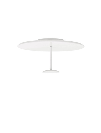 Nova Luce LED Deckenleuchte Nima dimmbar 15W warmweiss 3000K Weiß Stahl Aluminium Ø45cm 9248180