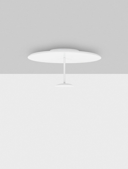 Nova Luce LED Deckenleuchte Nima dimmbar 15W warmweiss 3000K Weiß Stahl Aluminium Ø45cm 9248180
