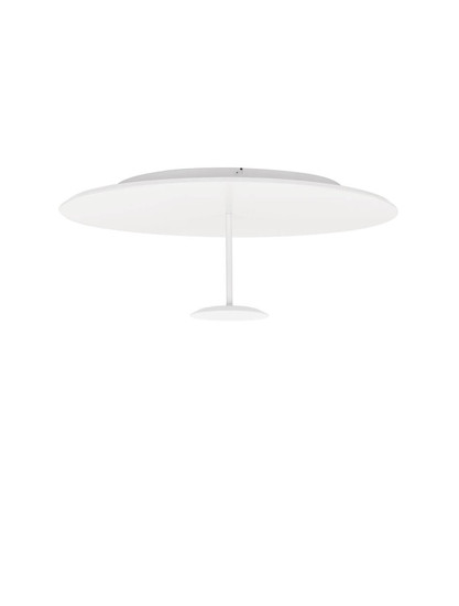 Nova Luce LED Deckenleuchte Nima dimmbar 30W warmweiss 3000K Weiß Stahl Aluminium Ø60cm 9248181